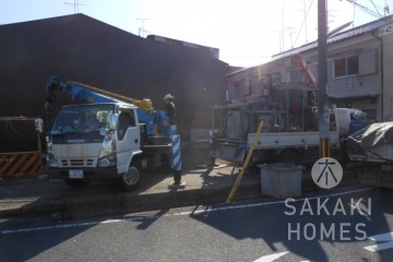 写真：京都府長岡京市 N様邸 新築工事（地盤改良）