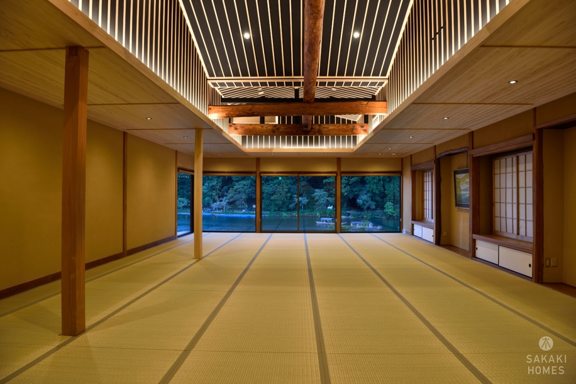 写真:嵐山辨慶様 大宴会場リフォーム・茶房 BENKEI